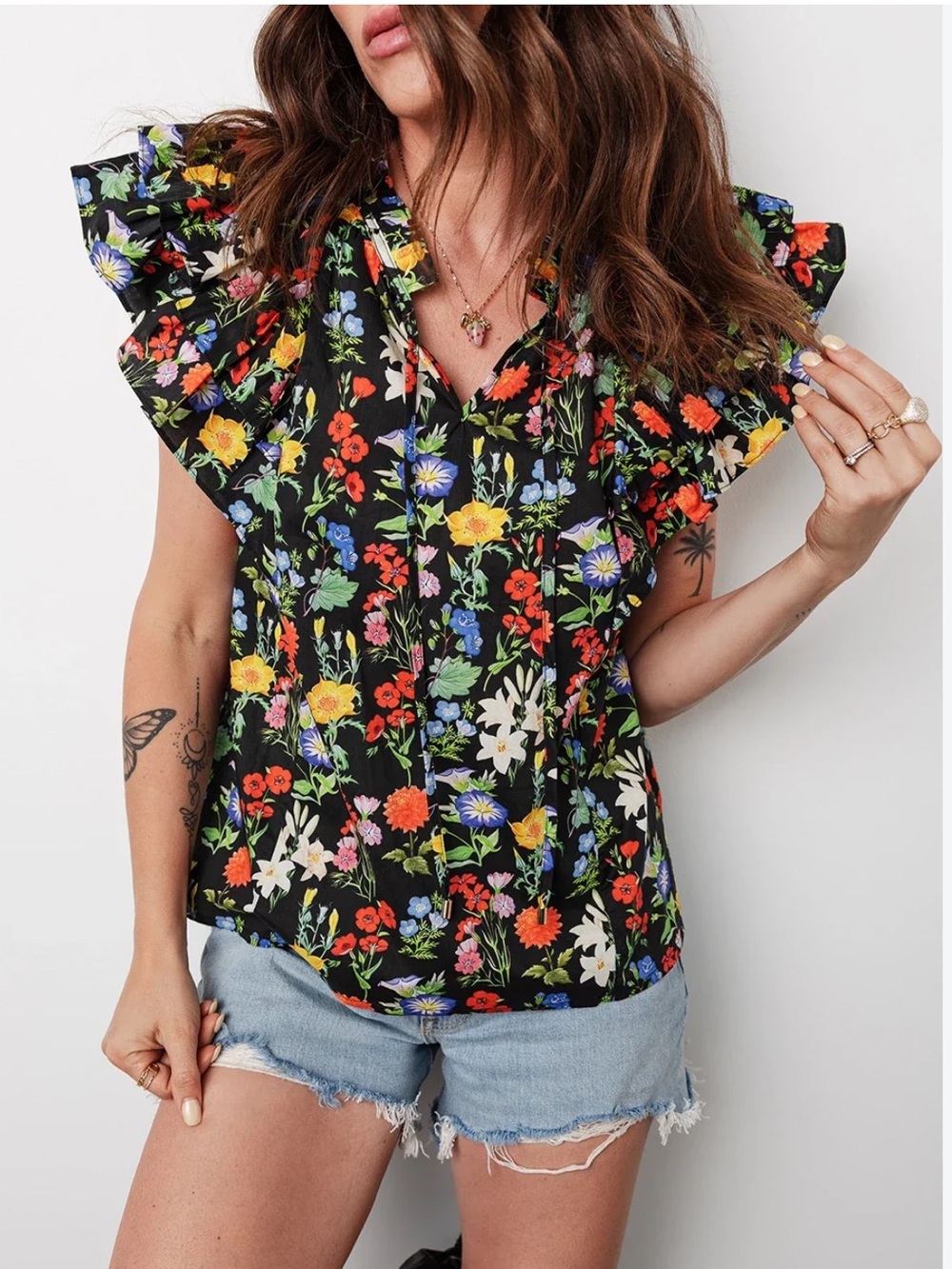 NWT Entro top shirt blouse